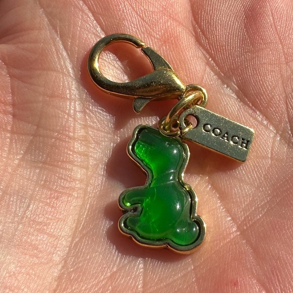 Coach Accessories - Coach Rexy RARE Jade Colored Charm EUC